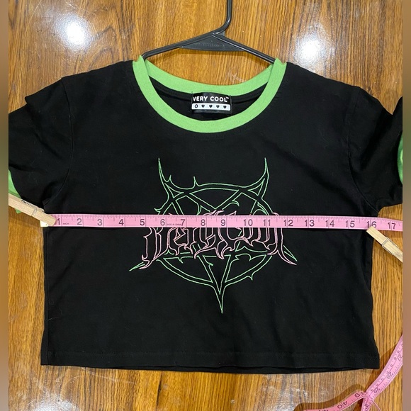 cool.shirtz ‘very cool’ embroidered crop top - Picture 5 of 6